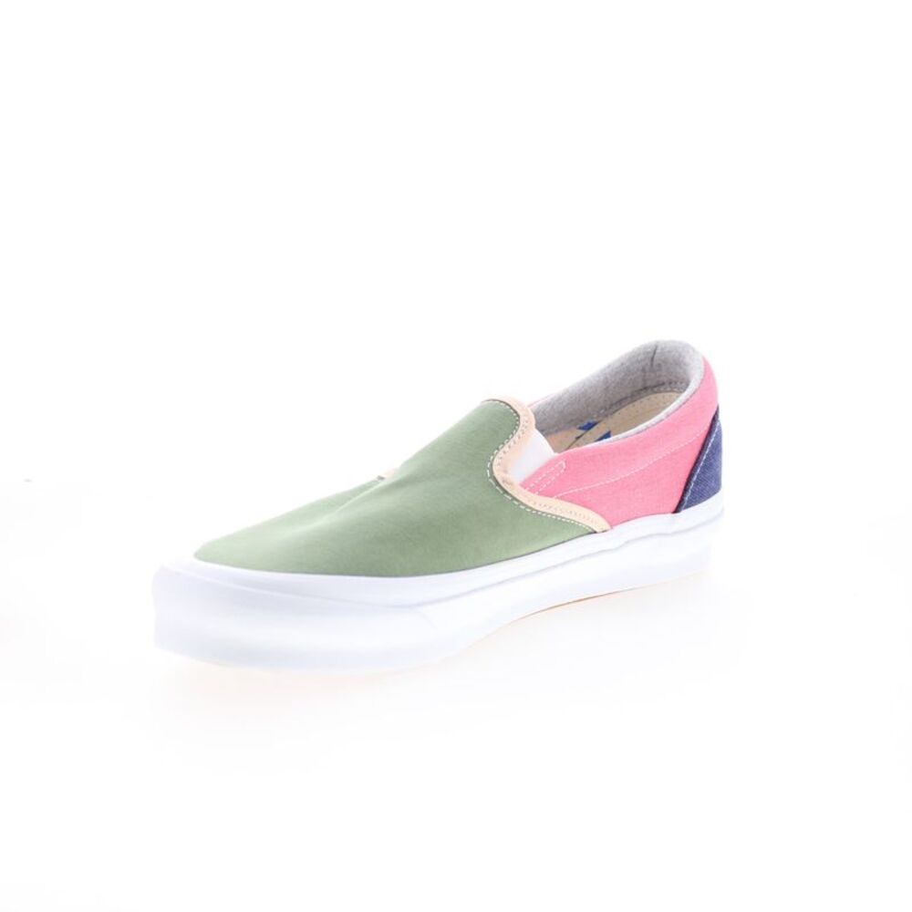 Vans Mens U OG Classic Slip-On LX Geoff Mcfetridge Green Shoes () - Picture 4 of 7